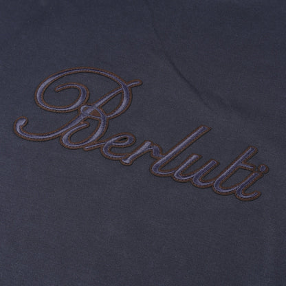 Tシャツ フロントロゴ コットン ネイビー ベルルッティ トップス Berluti