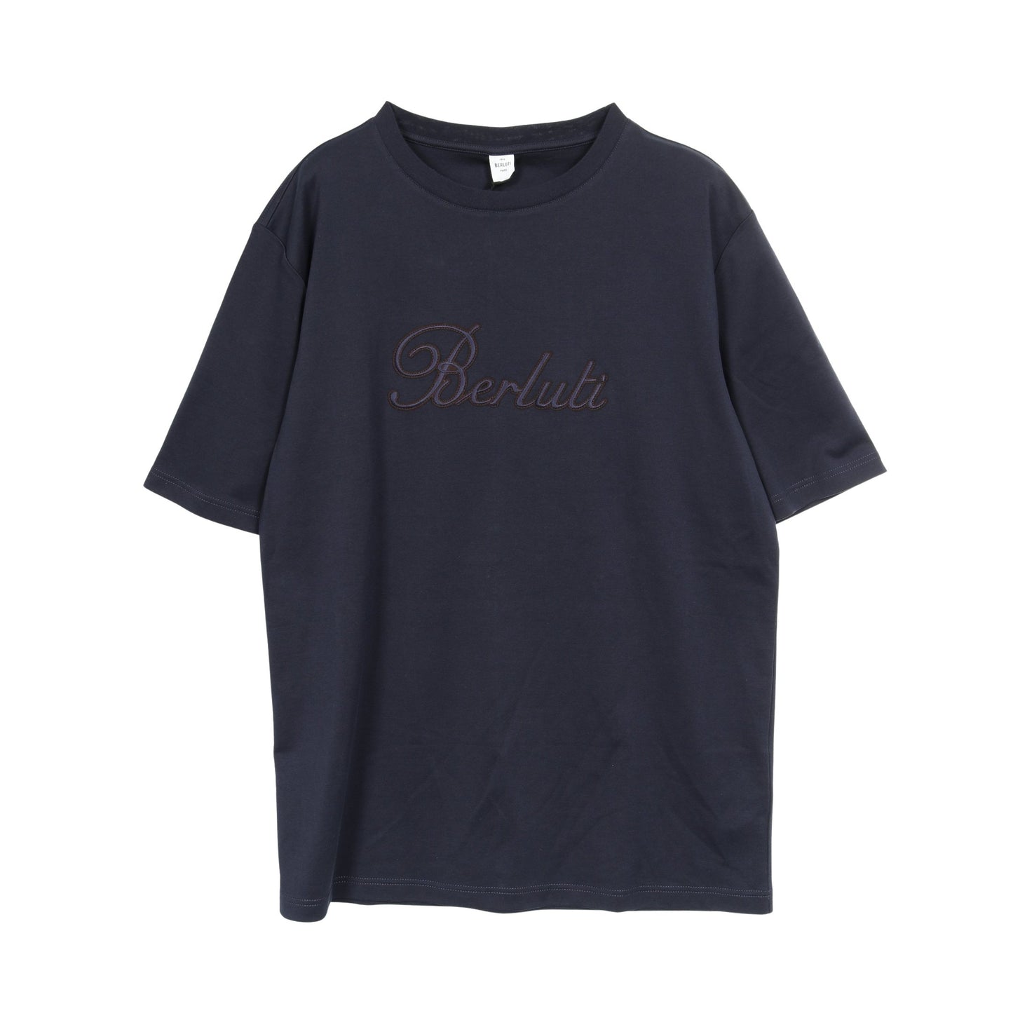 Tシャツ フロントロゴ コットン ネイビー ベルルッティ トップス Berluti
