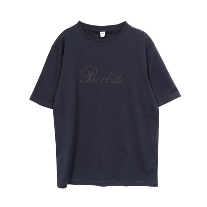 Tシャツ フロントロゴ コットン ネイビー ベルルッティ トップス Berluti