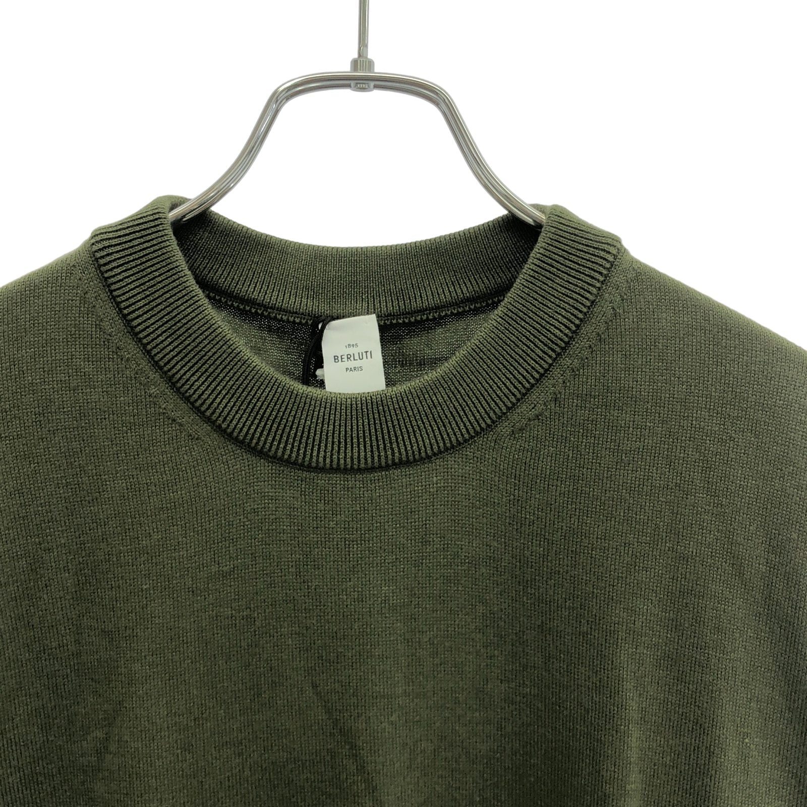 ニット コットン グリーン ベルルッティ トップス Berluti