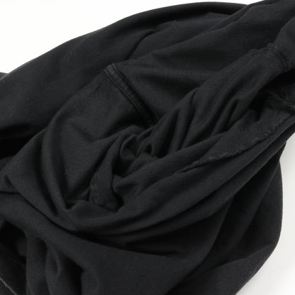 カレッジロゴ Tシャツ クルーネック 半袖 コットン ブラック グレー ユーズド加工 バレンシアガ トップス BALENCIAGA