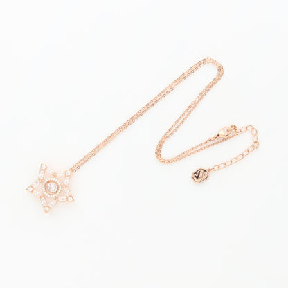 Stellaセット ピアス ネックレス GP ラインストーン ゴールド クリア 2点セット スワロフスキー アクセサリー SWAROVSKI