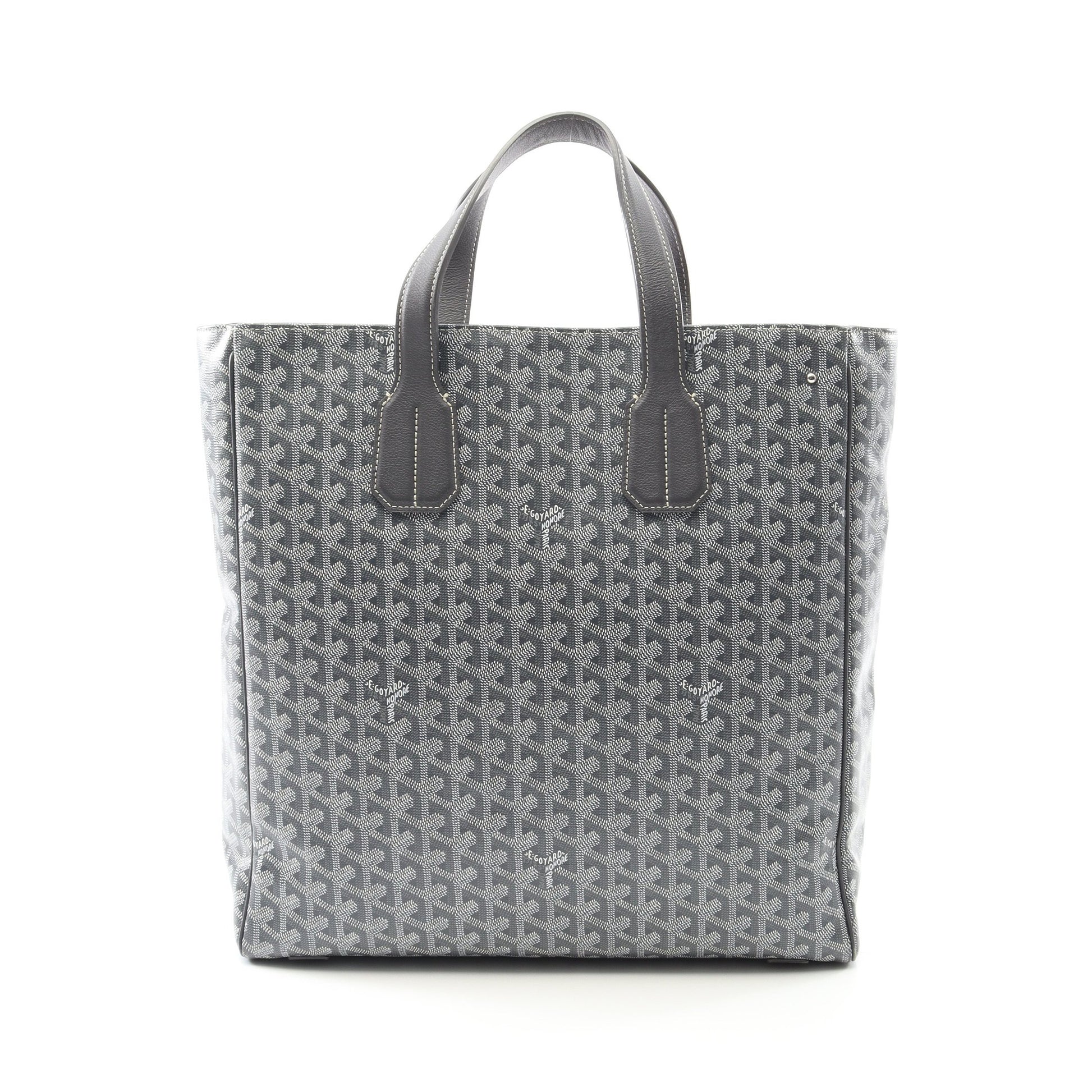 サック ヴォルテール ハンドバッグ トートバッグ コーティングキャンバス レザー グレー ホワイト ゴヤール バッグ GOYARD