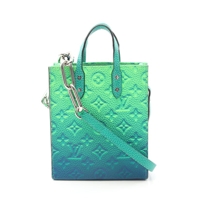 サックプラ XS トリヨンイリュージョン ハンドバッグ レザー イエローグリーン ブルー ネオンカラー 2WAY ルイヴィトン バッグ LOUIS VUITTON