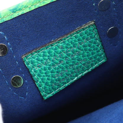 サックプラ XS トリヨンイリュージョン ハンドバッグ レザー イエローグリーン ブルー ネオンカラー 2WAY ルイヴィトン バッグ LOUIS VUITTON