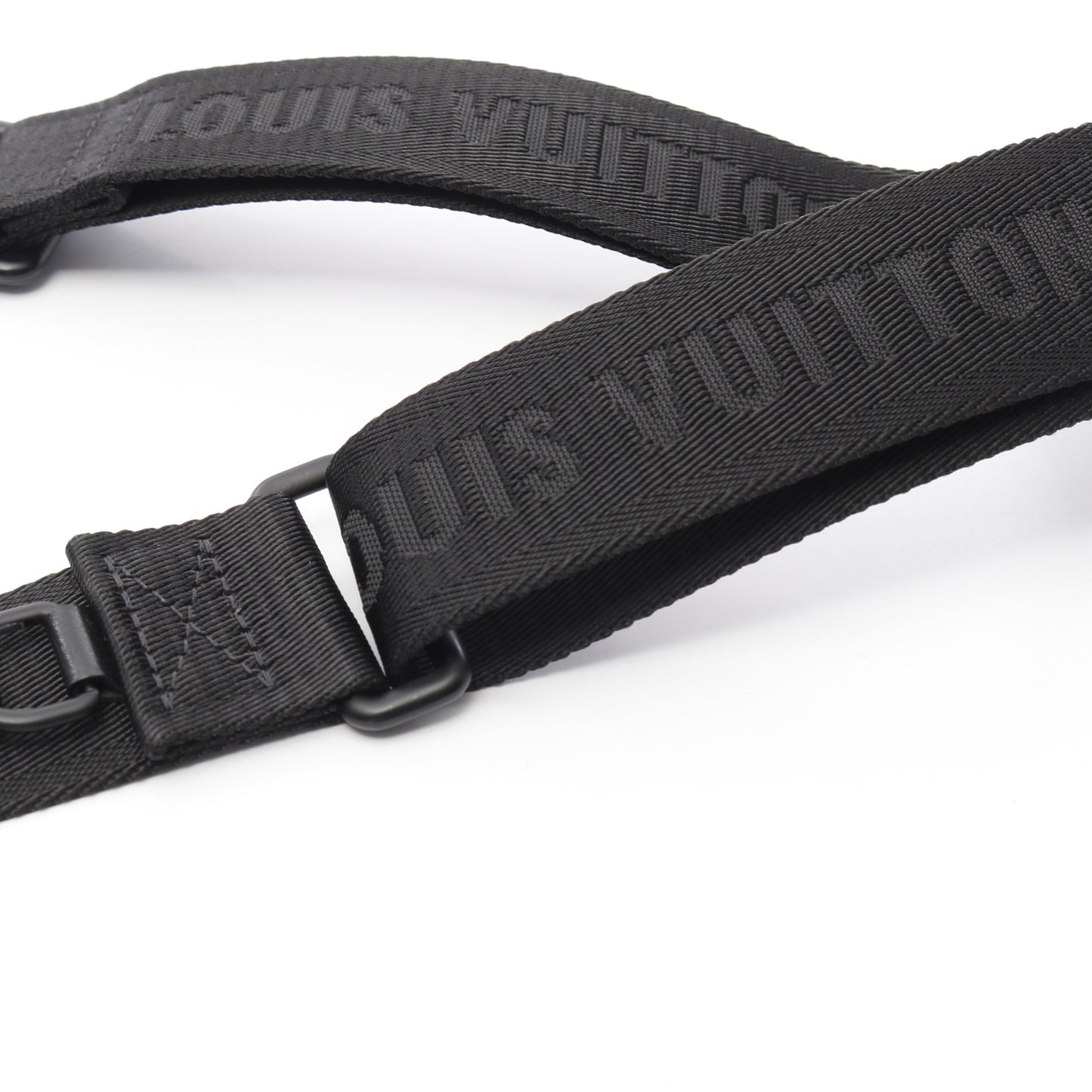 デュオ メッセンジャー モノグラムシャドウ ノワール ショルダーバッグ レザー ブラック ルイヴィトン バッグ LOUIS VUITTON