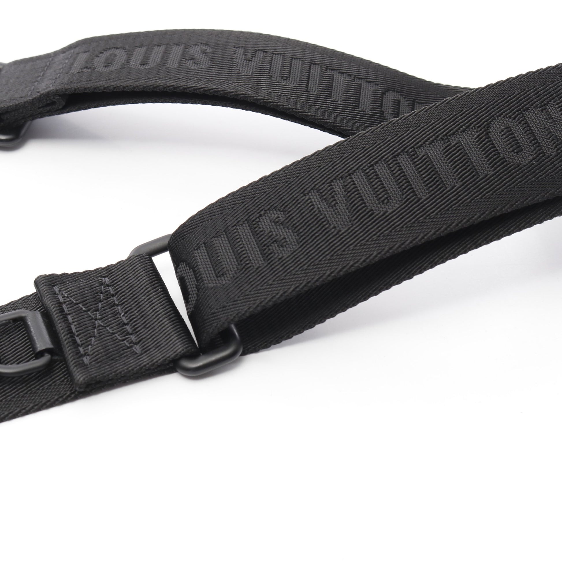 デュオ メッセンジャー モノグラムシャドウ ノワール ショルダーバッグ レザー ブラック ルイヴィトン バッグ LOUIS VUITTON