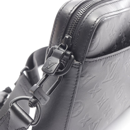 デュオ メッセンジャー モノグラムシャドウ ノワール ショルダーバッグ レザー ブラック ルイヴィトン バッグ LOUIS VUITTON