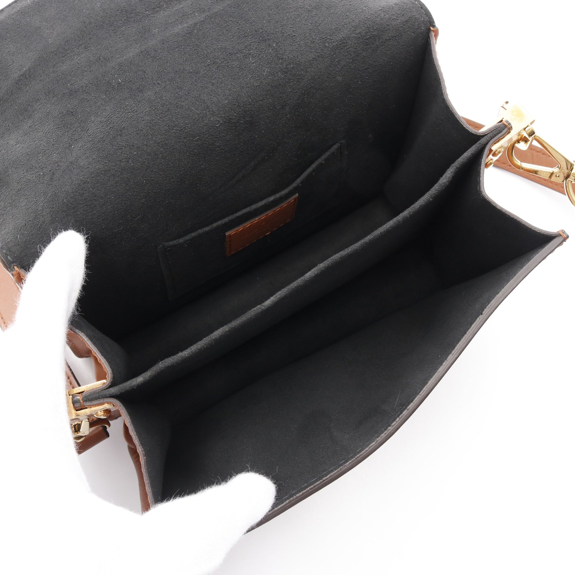 ドーフィーヌ MINI モノグラムリバース ショルダーバッグ PVC レザー ブラウン ベージュ ルイヴィトン バッグ LOUIS VUITTON