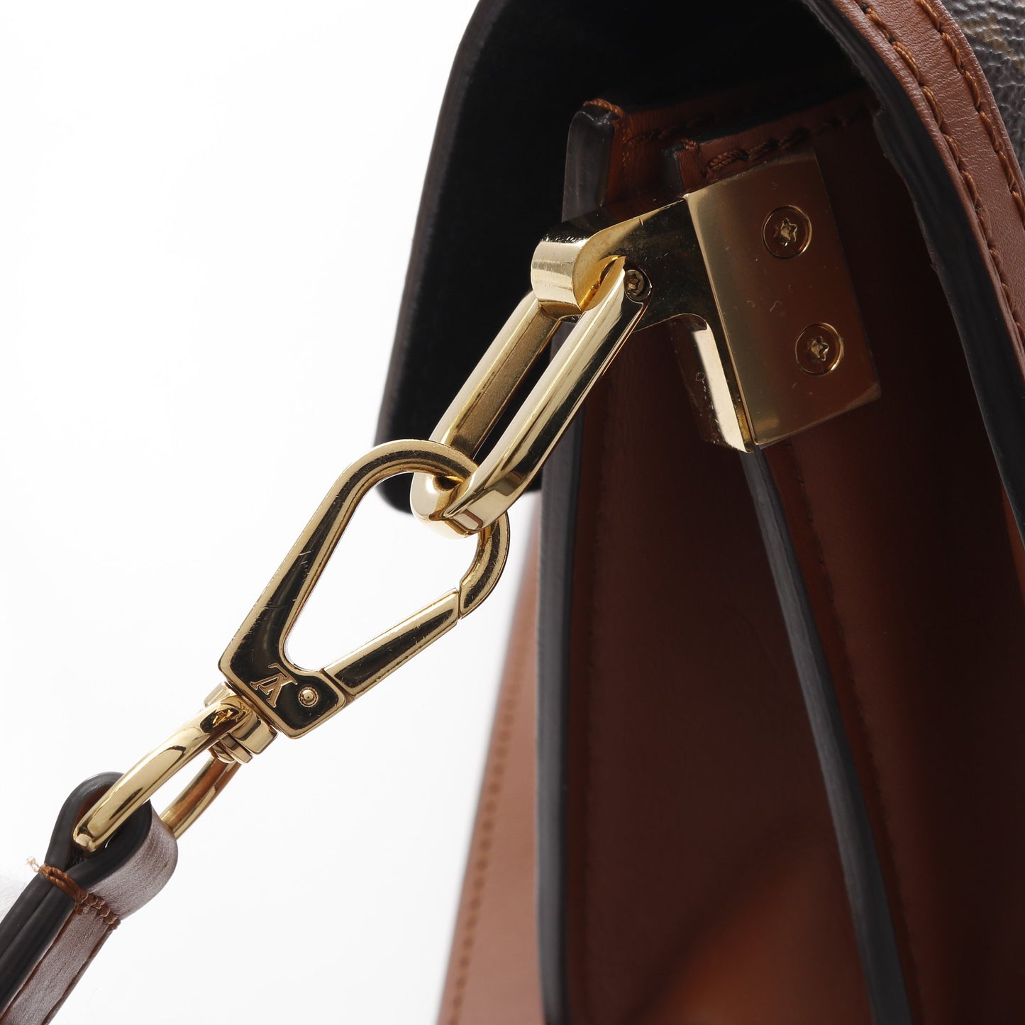 ドーフィーヌ MINI モノグラムリバース ショルダーバッグ PVC レザー ブラウン ベージュ ルイヴィトン バッグ LOUIS VUITTON