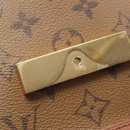 ドーフィーヌ MINI モノグラムリバース ショルダーバッグ PVC レザー ブラウン ベージュ ルイヴィトン バッグ LOUIS VUITTON