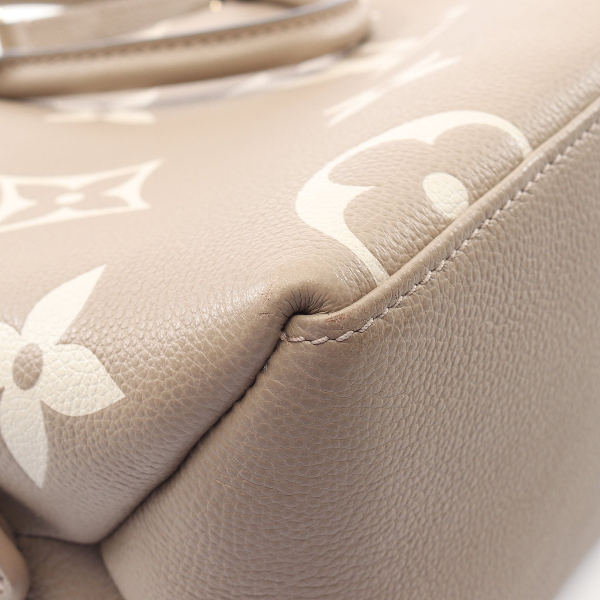 プティ パレPM モノグラムアンプラント トゥルトレール クレーム ハンドバッグ レザー グレーベージュ 2WAY ルイヴィトン バッグ LOUIS VUITTON