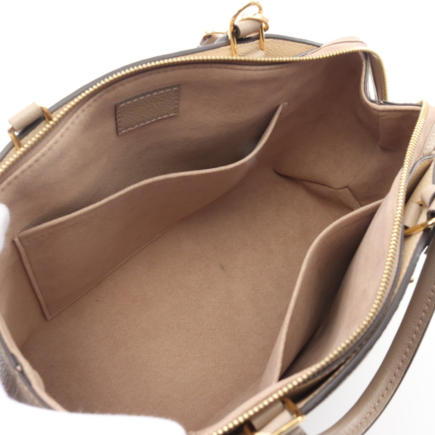 プティ パレPM モノグラムアンプラント トゥルトレール クレーム ハンドバッグ レザー グレーベージュ 2WAY ルイヴィトン バッグ LOUIS VUITTON