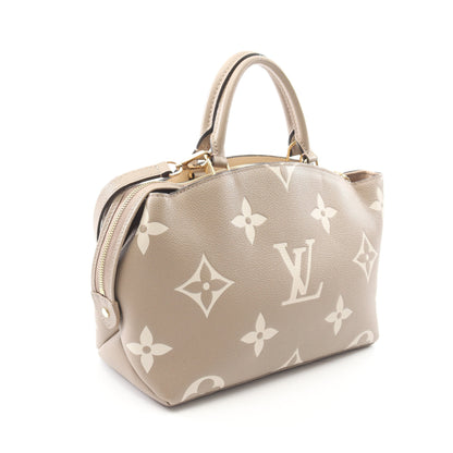 プティ パレPM モノグラムアンプラント トゥルトレール クレーム ハンドバッグ レザー グレーベージュ 2WAY ルイヴィトン バッグ LOUIS VUITTON