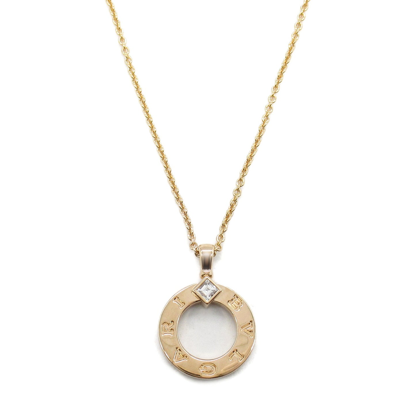 ブルガリブルガリネックレス ダイヤ ネックレス K18PG（ピンクゴールド） ダイヤモンド クリア ブルガリ アクセサリー BVLGARI