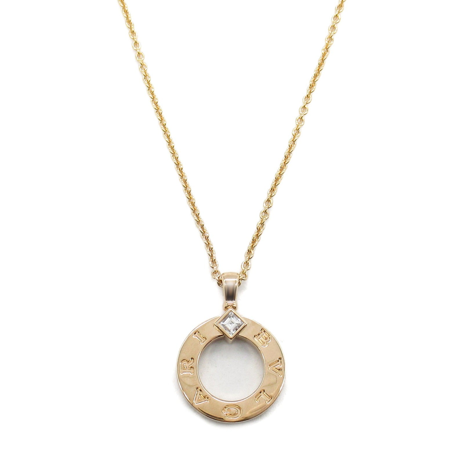 ブルガリブルガリネックレス ダイヤ ネックレス K18PG（ピンクゴールド） ダイヤモンド クリア ブルガリ アクセサリー BVLGARI
