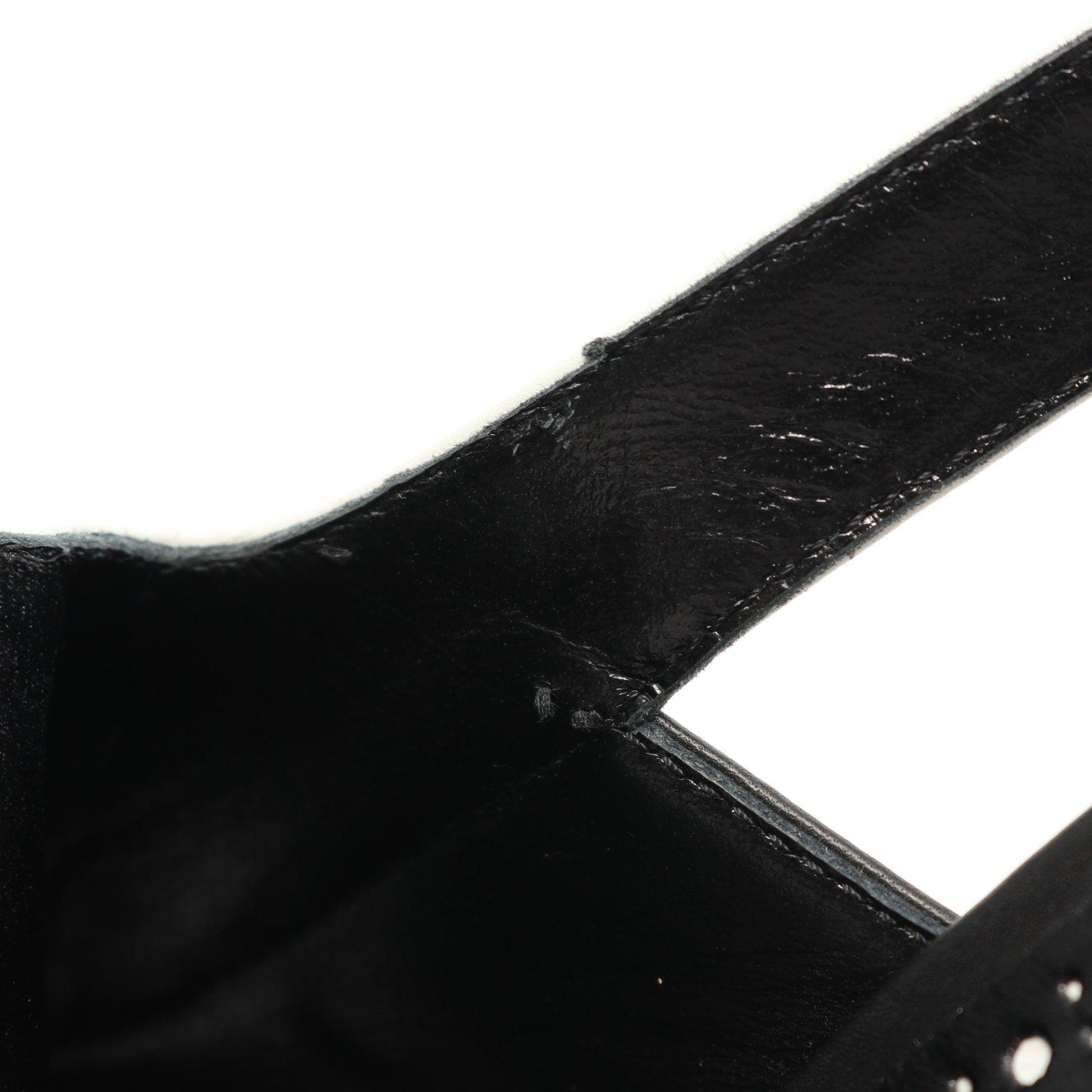 サンダル レザー ブラック ホワイト マノロブラニク シューズ MANOLO BLAHNIK