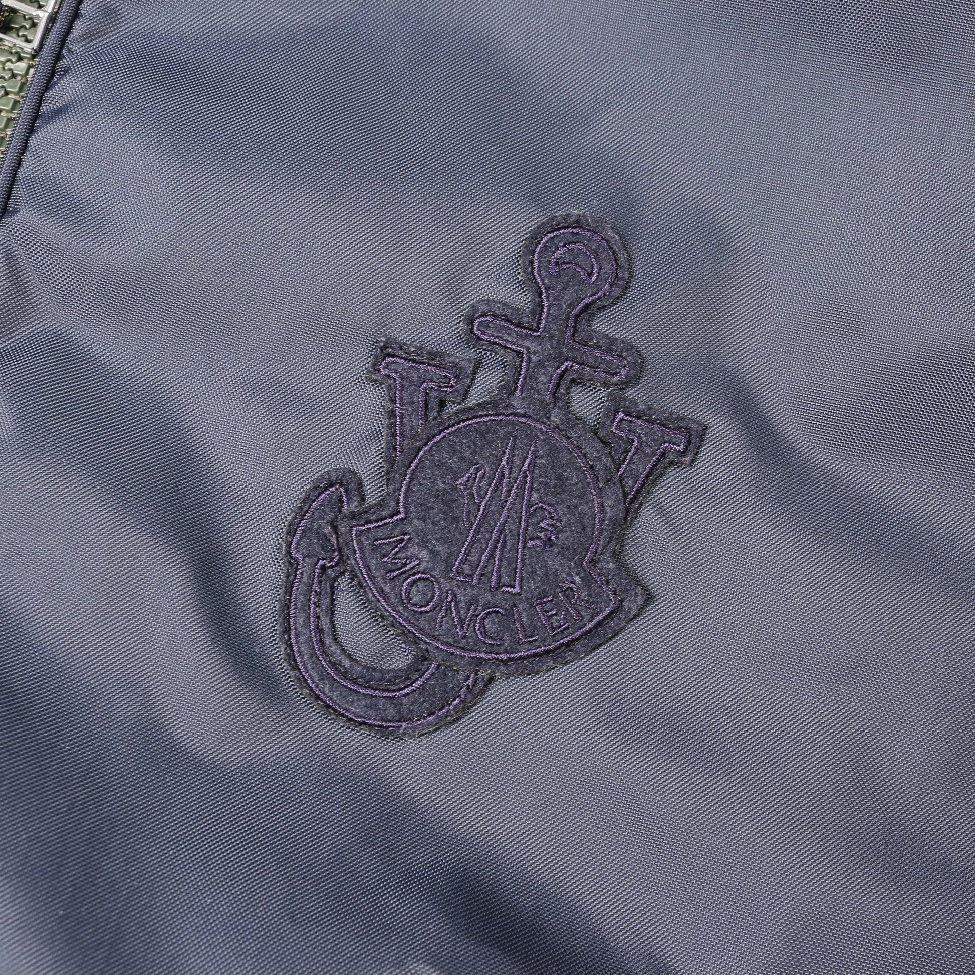 GENIUS 1 JW ANDERSON BALLINTOY ブルゾン ナイロン ネイビー バーガンディ イエロー フード付き モンクレール アウター MONCLER