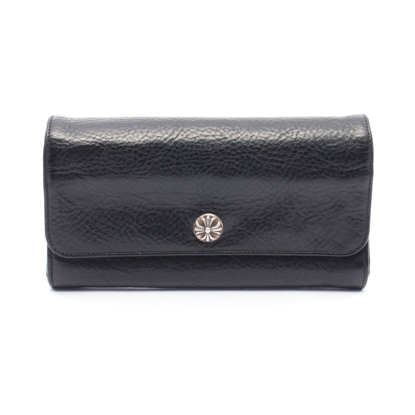 JUDY ジュディ 二つ折り長財布 レザー ブラック クロムハーツ 財布・小物 Chrome Hearts