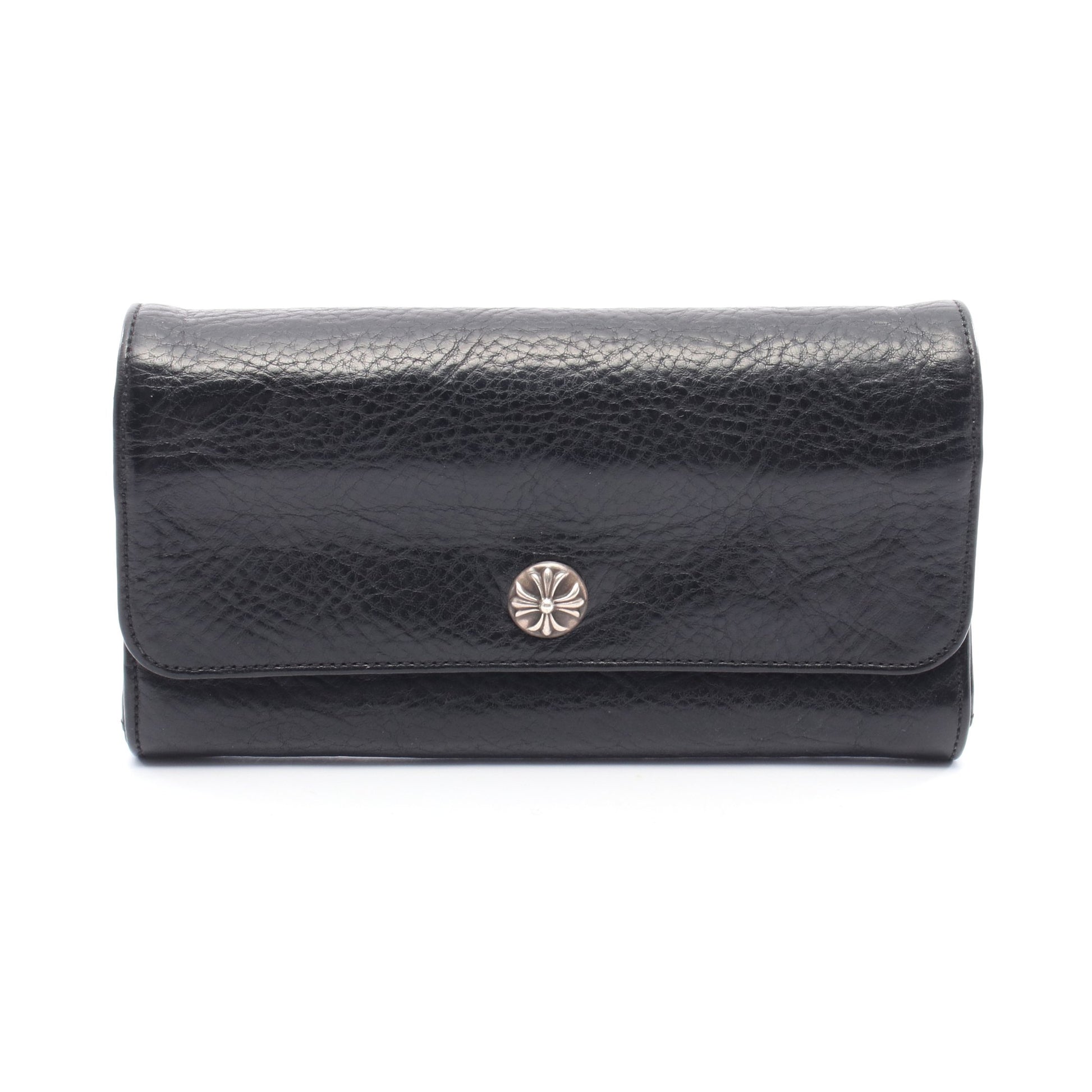 JUDY ジュディ 二つ折り長財布 レザー ブラック クロムハーツ 財布・小物 Chrome Hearts