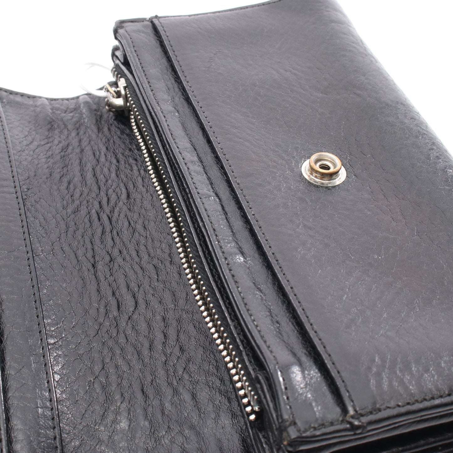 JUDY ジュディ 二つ折り長財布 レザー ブラック クロムハーツ 財布・小物 Chrome Hearts