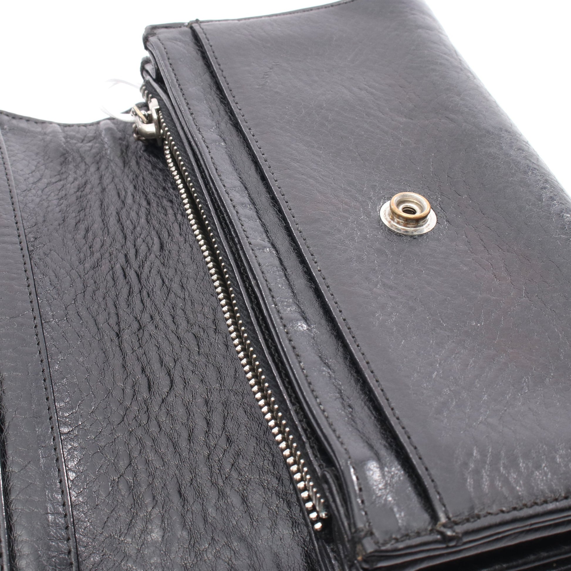 JUDY ジュディ 二つ折り長財布 レザー ブラック クロムハーツ 財布・小物 Chrome Hearts