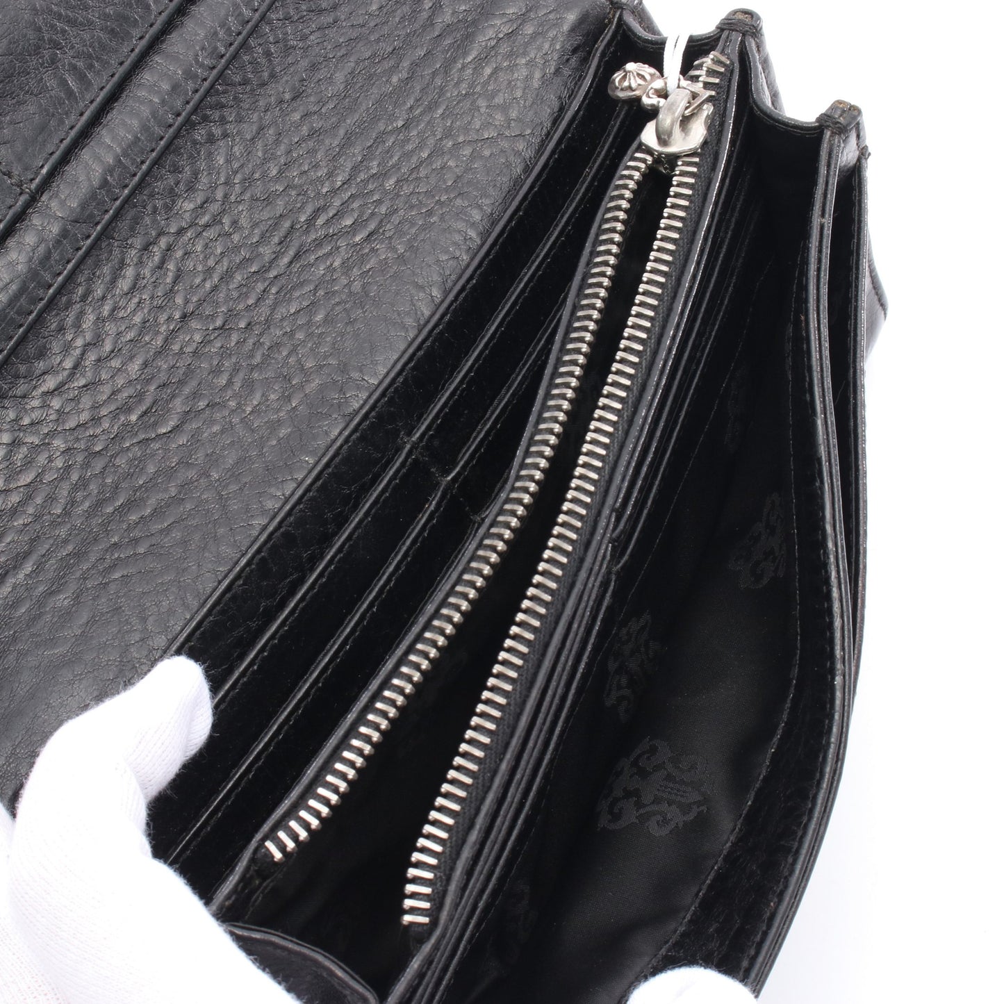 JUDY ジュディ 二つ折り長財布 レザー ブラック クロムハーツ 財布・小物 Chrome Hearts