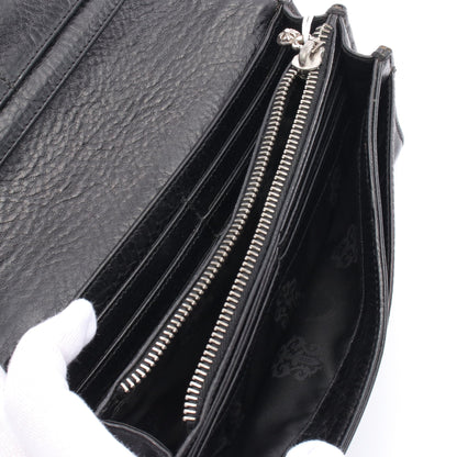 JUDY ジュディ 二つ折り長財布 レザー ブラック クロムハーツ 財布・小物 Chrome Hearts