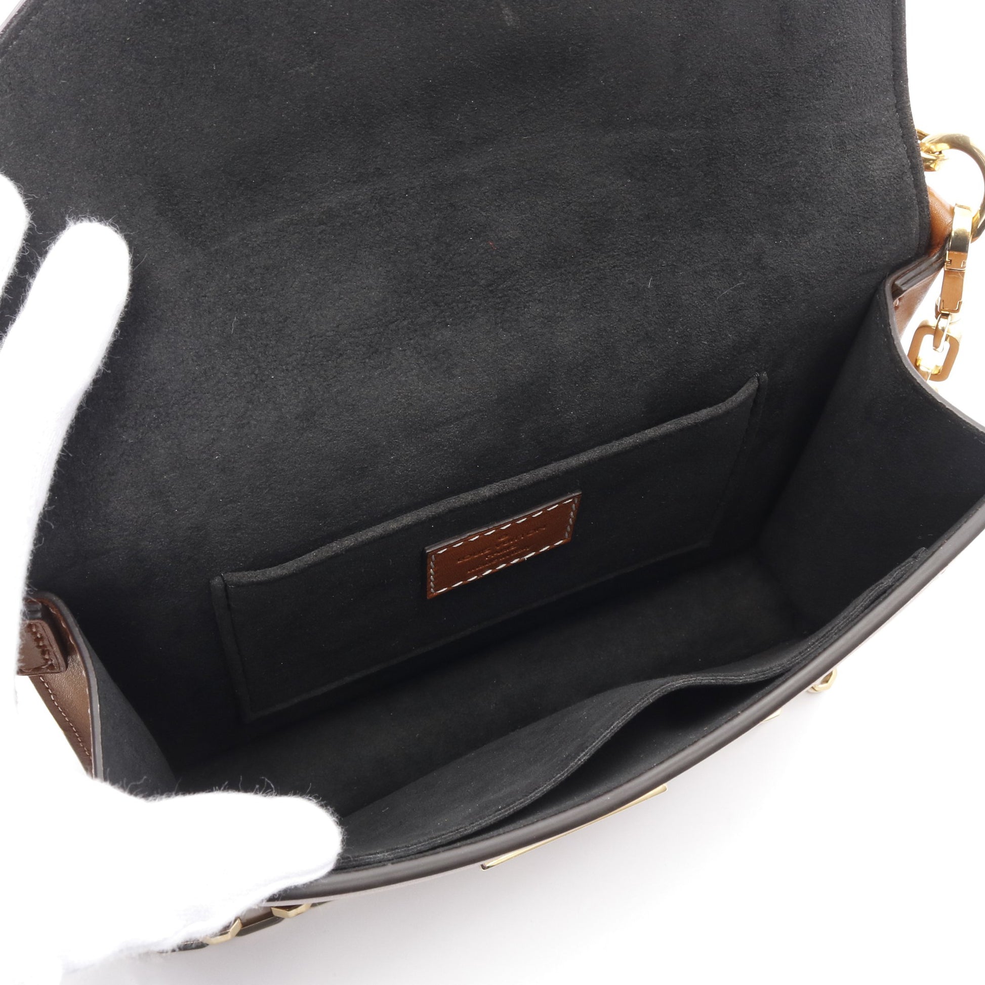 サックビファス モノグラム ハンドバッグ PVC レザー ブラウン ライトブラウン 3WAY ルイヴィトン バッグ LOUIS VUITTON