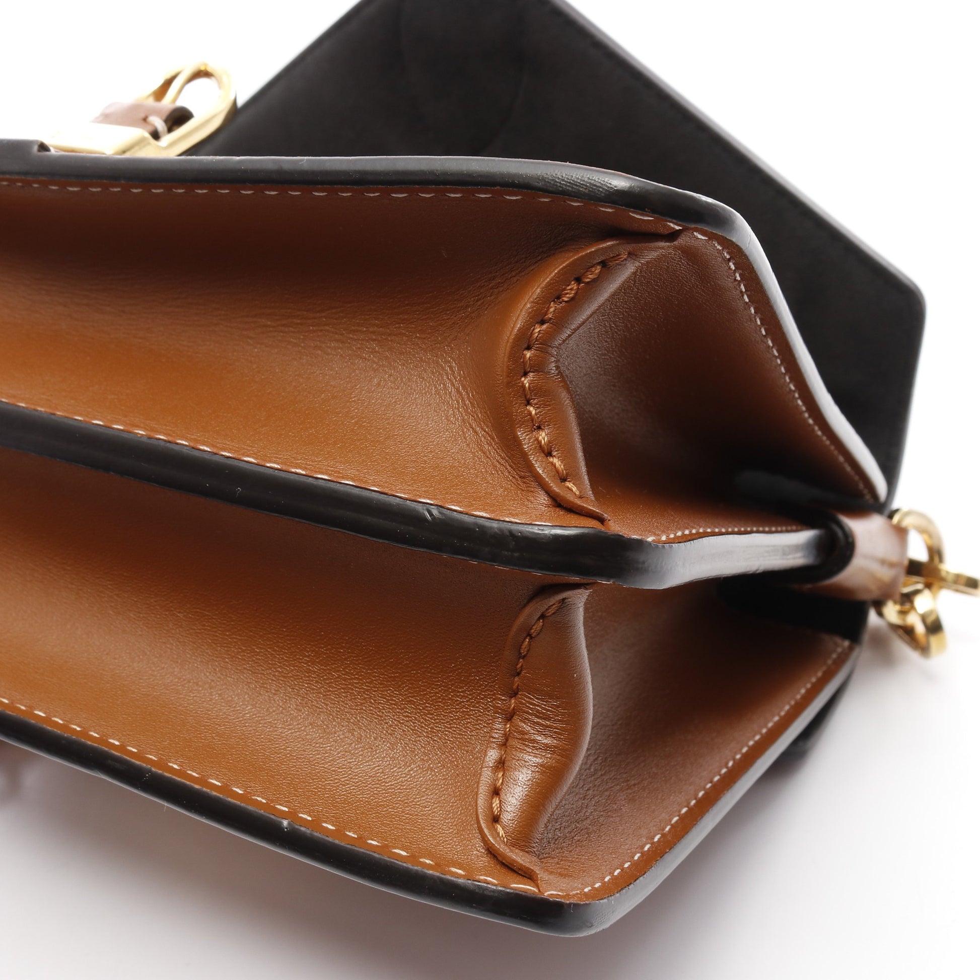 サックビファス モノグラム ハンドバッグ PVC レザー ブラウン ライトブラウン 3WAY ルイヴィトン バッグ LOUIS VUITTON