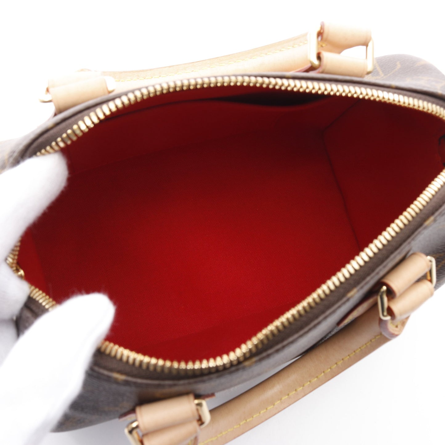 スピーディ バンドリエール20 モノグラム ハンドバッグ PVC レザー ブラウン 2WAY ルイヴィトン バッグ LOUIS VUITTON