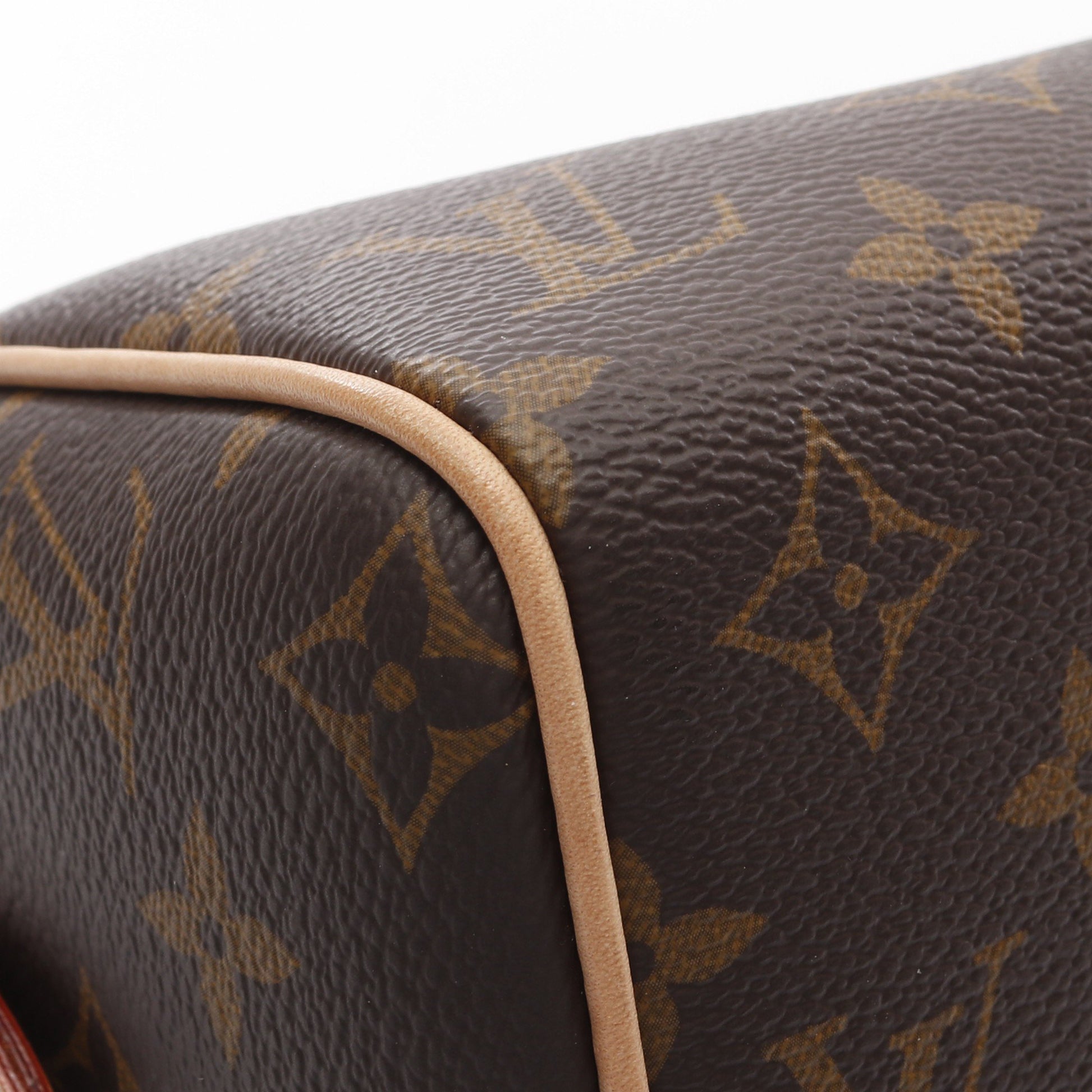 スピーディ バンドリエール20 モノグラム ハンドバッグ PVC レザー ブラウン 2WAY ルイヴィトン バッグ LOUIS VUITTON