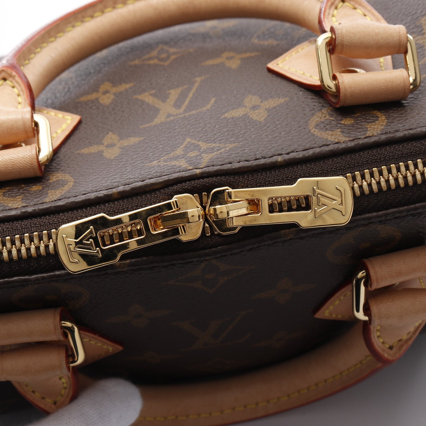 スピーディ バンドリエール20 モノグラム ハンドバッグ PVC レザー ブラウン 2WAY ルイヴィトン バッグ LOUIS VUITTON