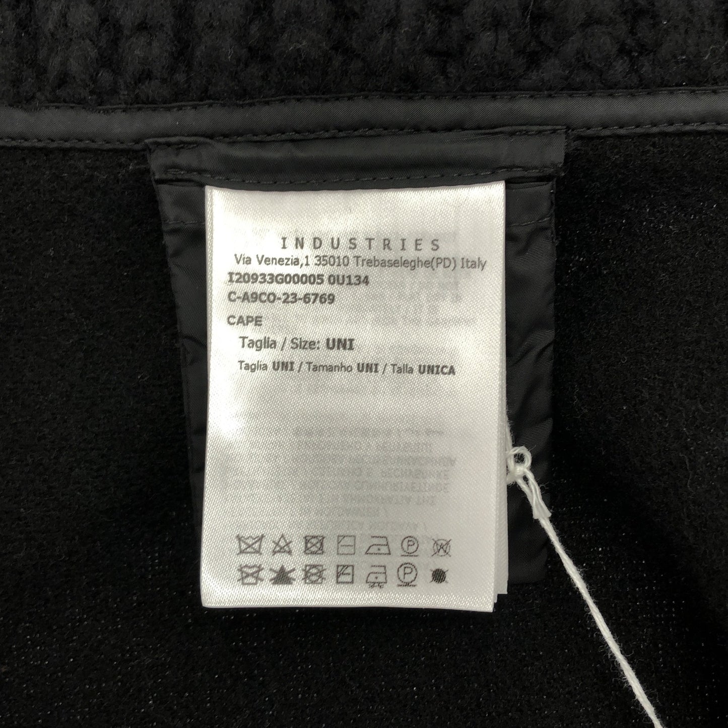 ポンチョ ポンチョ ウール ブラック モンクレール アウター MONCLER