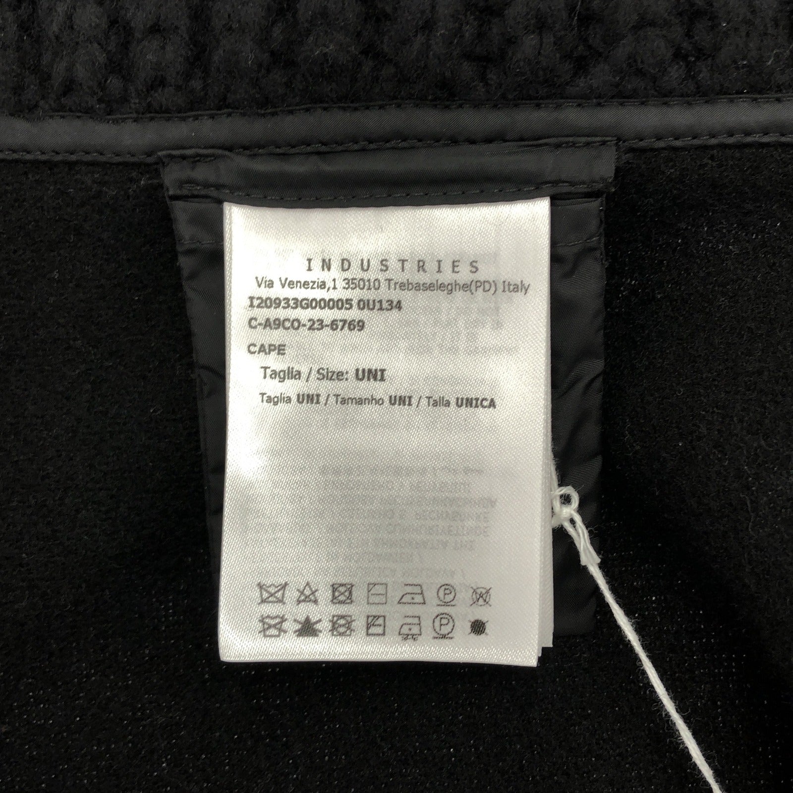 ポンチョ ポンチョ ウール ブラック モンクレール アウター MONCLER