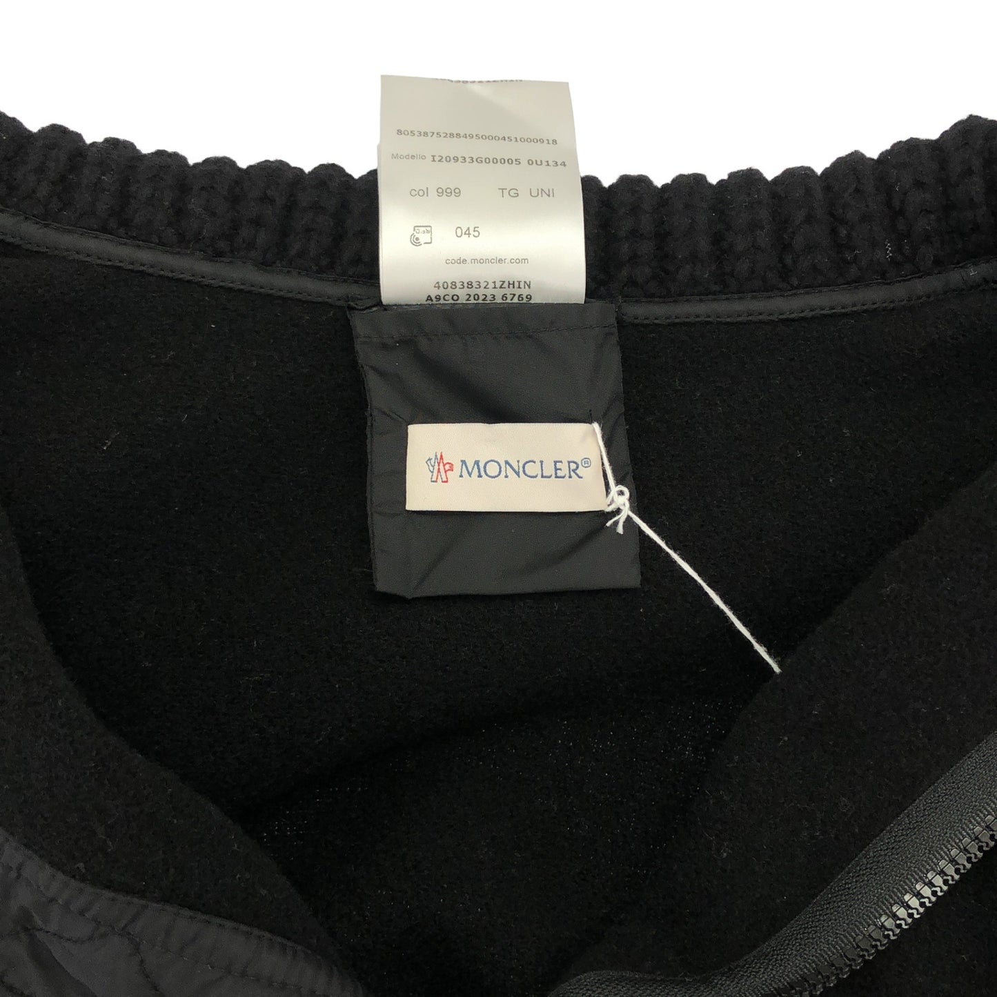 ポンチョ ポンチョ ウール ブラック モンクレール アウター MONCLER