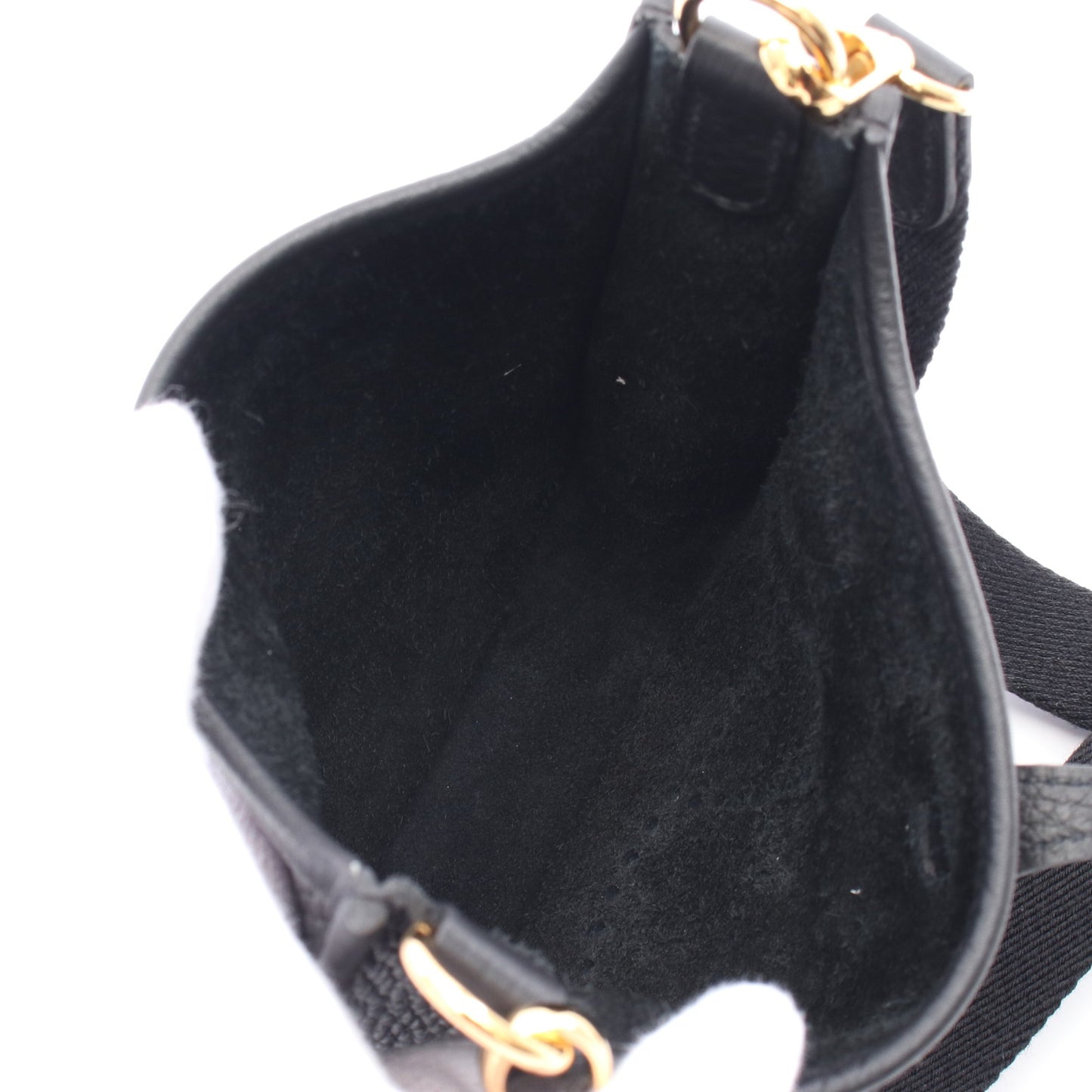 エヴリンTPM ショルダーバッグ トリヨンクレマンス ブラック ゴールド金具 W刻印 エルメス バッグ HERMES