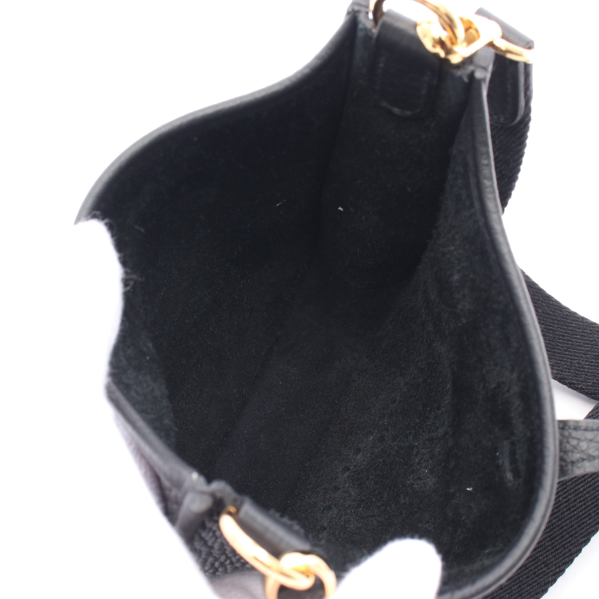 エヴリンTPM ショルダーバッグ トリヨンクレマンス ブラック ゴールド金具 W刻印 エルメス バッグ HERMES
