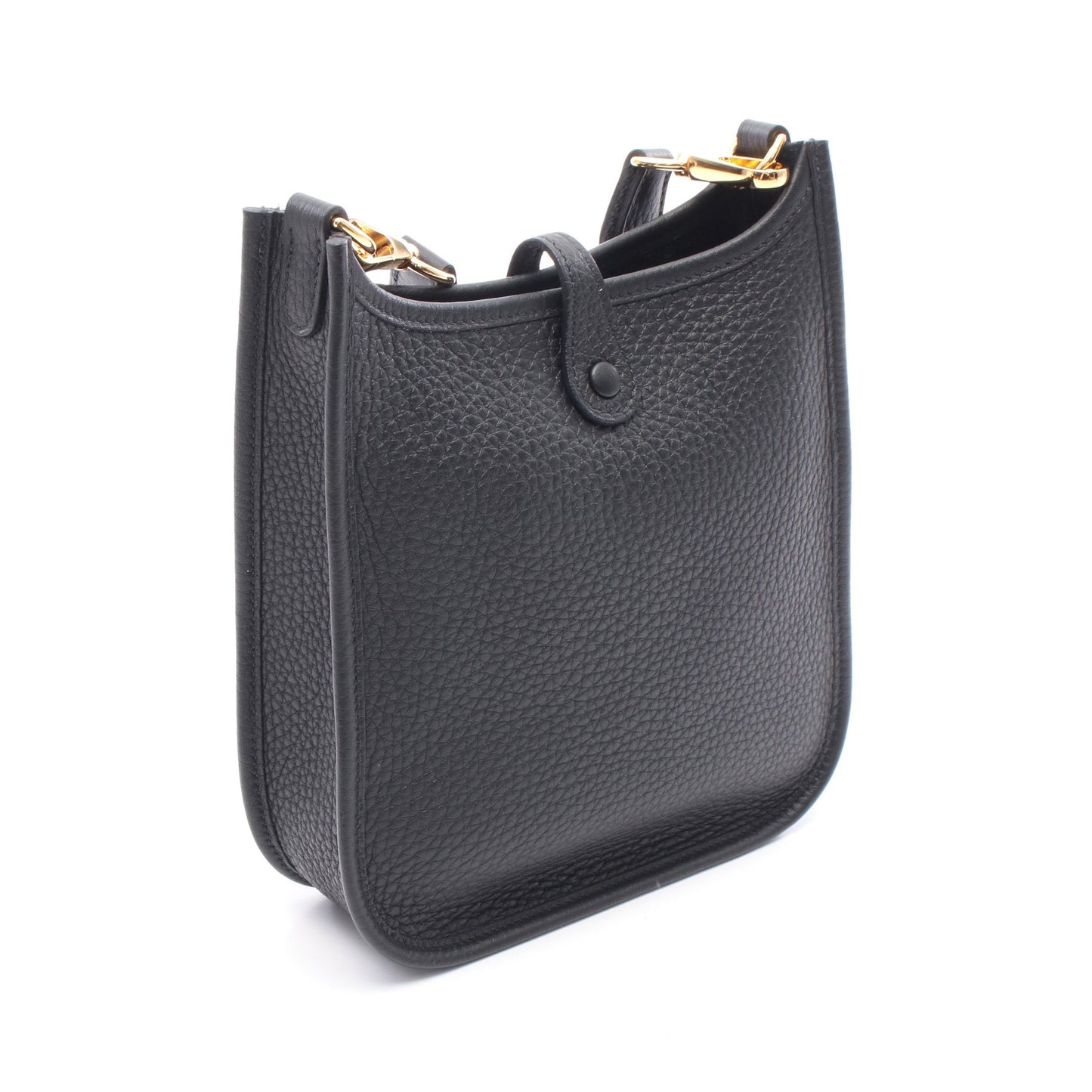 エヴリンTPM ショルダーバッグ トリヨンクレマンス ブラック ゴールド金具 W刻印 エルメス バッグ HERMES