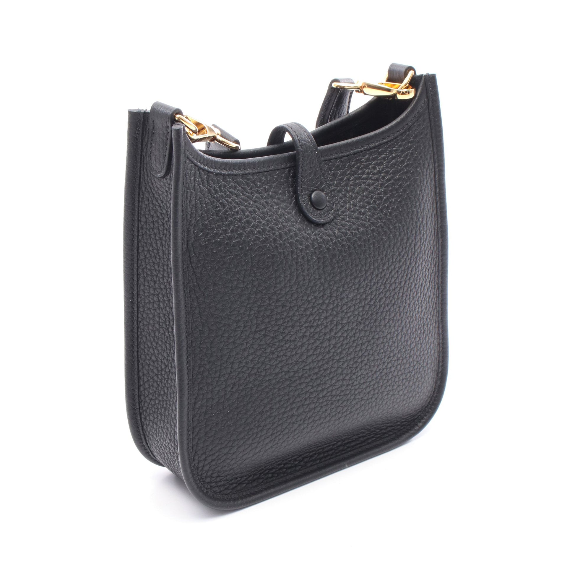 エヴリンTPM ショルダーバッグ トリヨンクレマンス ブラック ゴールド金具 W刻印 エルメス バッグ HERMES