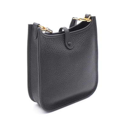 エヴリンTPM ショルダーバッグ トリヨンクレマンス ブラック ゴールド金具 W刻印 エルメス バッグ HERMES