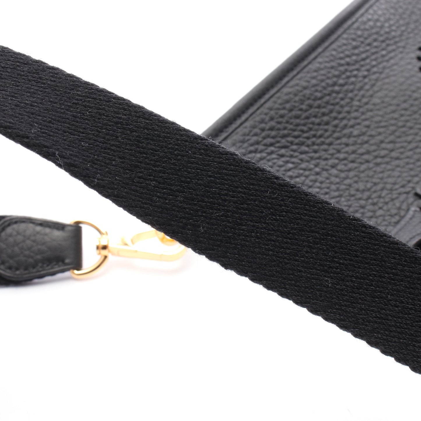 エヴリンTPM ショルダーバッグ トリヨンクレマンス ブラック ゴールド金具 W刻印 エルメス バッグ HERMES