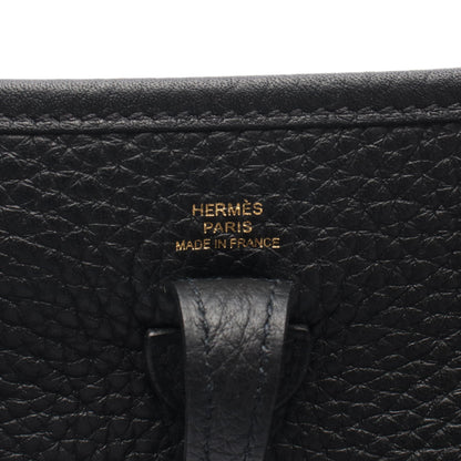 エヴリンTPM ショルダーバッグ トリヨンクレマンス ブラック ゴールド金具 W刻印 エルメス バッグ HERMES