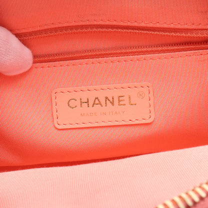 ココマーク チェーンショルダーバッグ レザー ピンク ゴールド金具 ビジュー シャネル バッグ CHANEL