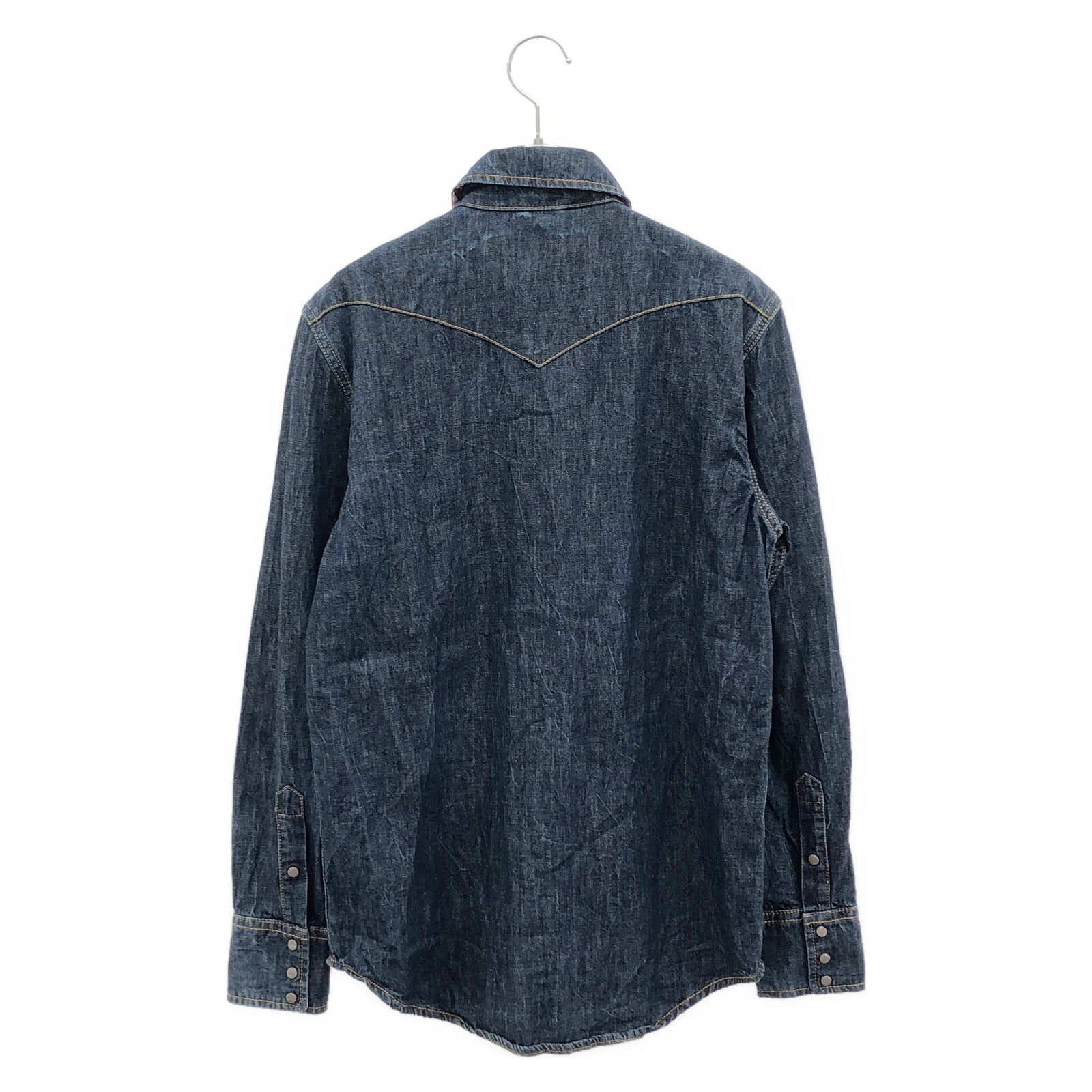 デニム シャツ シャツ コットン ブルー ヴィヴィアンウエストウッド