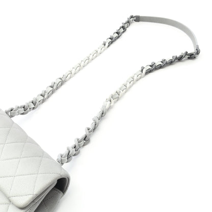 ミニマトラッセ チェーンショルダーバッグ キャビアスキン グレー グレー金具 グラデーション シャネル バッグ CHANEL