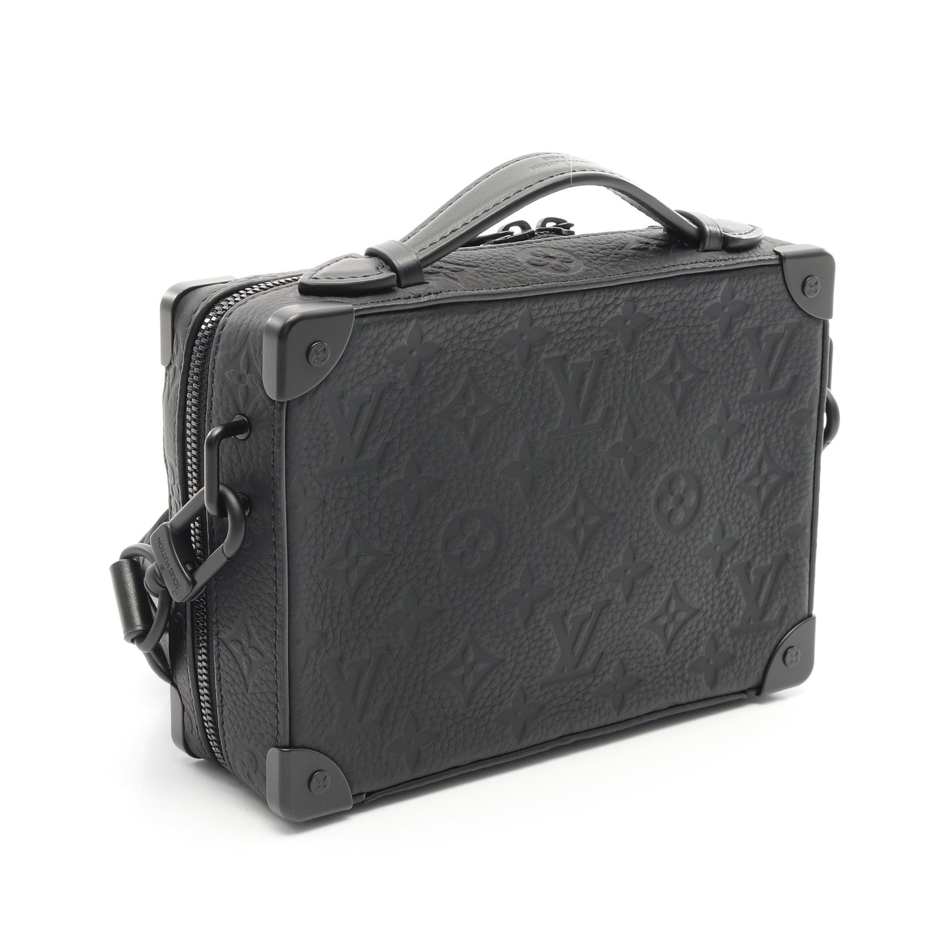 ハンドル ソフトトランク モノグラムトリヨン ショルダーバッグ レザー ブラック 2WAY ルイヴィトン バッグ LOUIS VUITTON