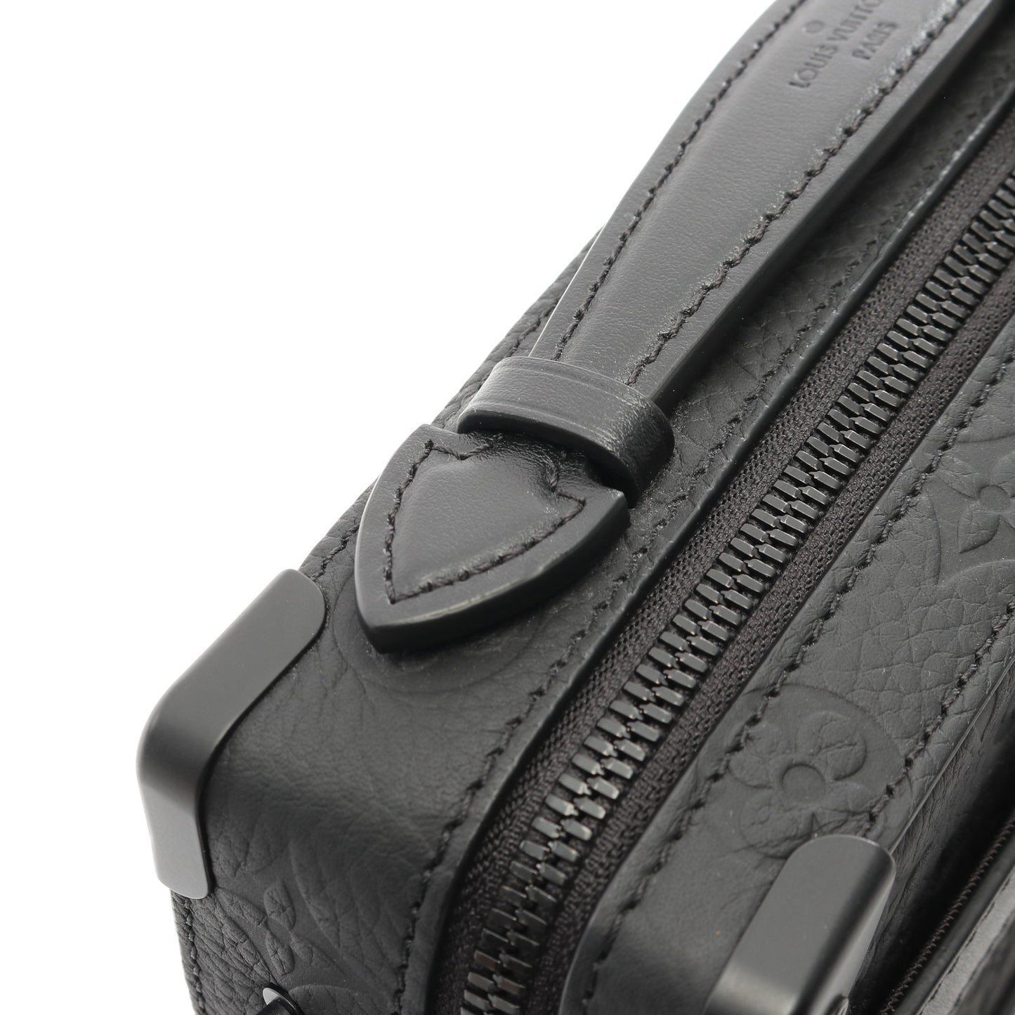 ハンドル ソフトトランク モノグラムトリヨン ショルダーバッグ レザー ブラック 2WAY ルイヴィトン バッグ LOUIS VUITTON