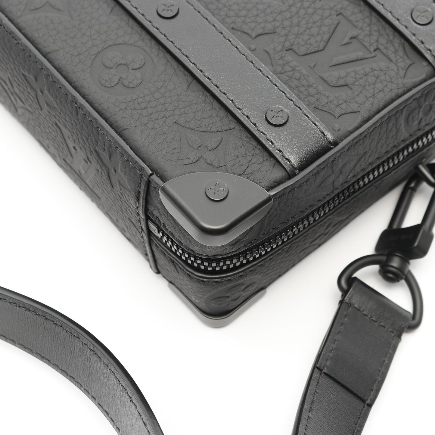 ハンドル ソフトトランク モノグラムトリヨン ショルダーバッグ レザー ブラック 2WAY ルイヴィトン バッグ LOUIS VUITTON