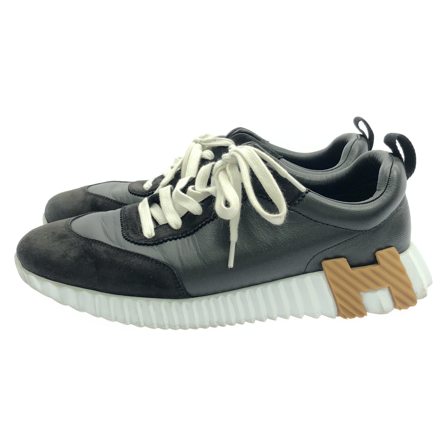 バウンシング スニーカー その他 ブラック エルメス シューズ HERMES